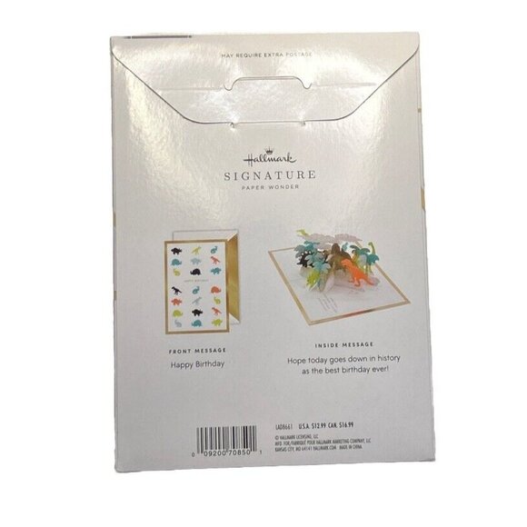NEW Hallmark Signature Paper Wonder Lot of 2 Pop-Up 3D Fun Happy Birthday Cards - Picture 6 of 9